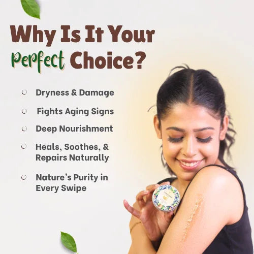 Flora Fusion Body Butter 40g | Natural Skin Care || Satliva || - Satliva Nature Nurtures