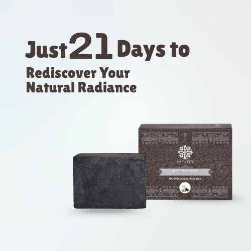 Hemp with Argan and Activated Charcoal Shampoo Bar on satliva.com