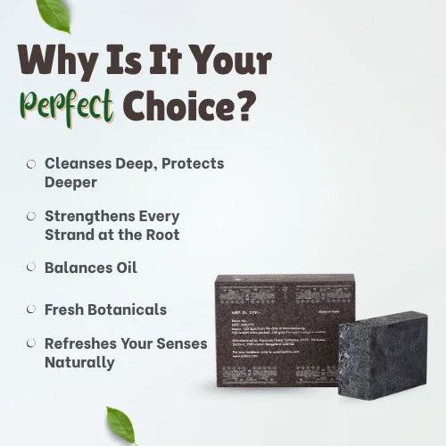 Hemp with Argan and Activated Charcoal Shampoo Bar on satliva.com