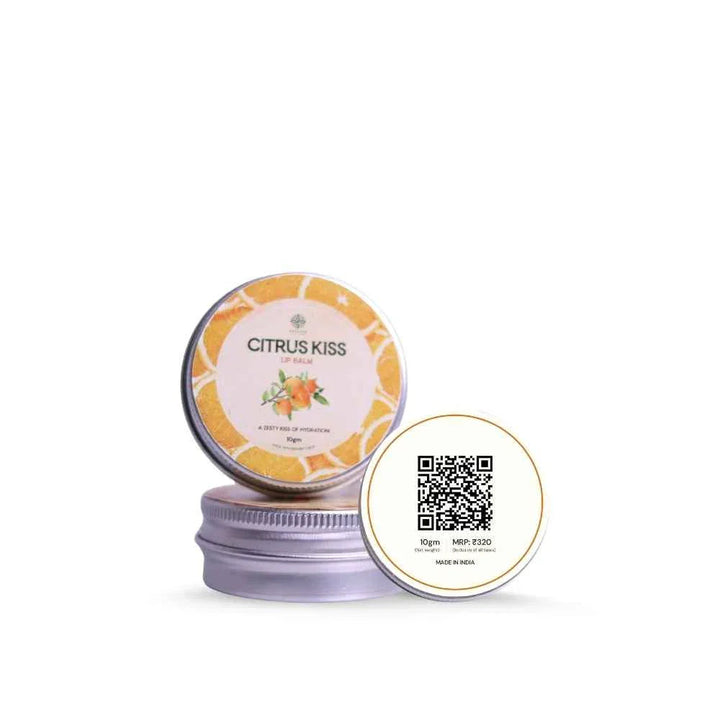 Citrus Kiss Lip Balm | Natural Care for lips- Smile 24 Hrs