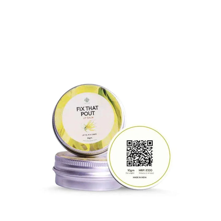 Fix That Pout Lip Balm | Say no to dry lips- 100% Natural Care