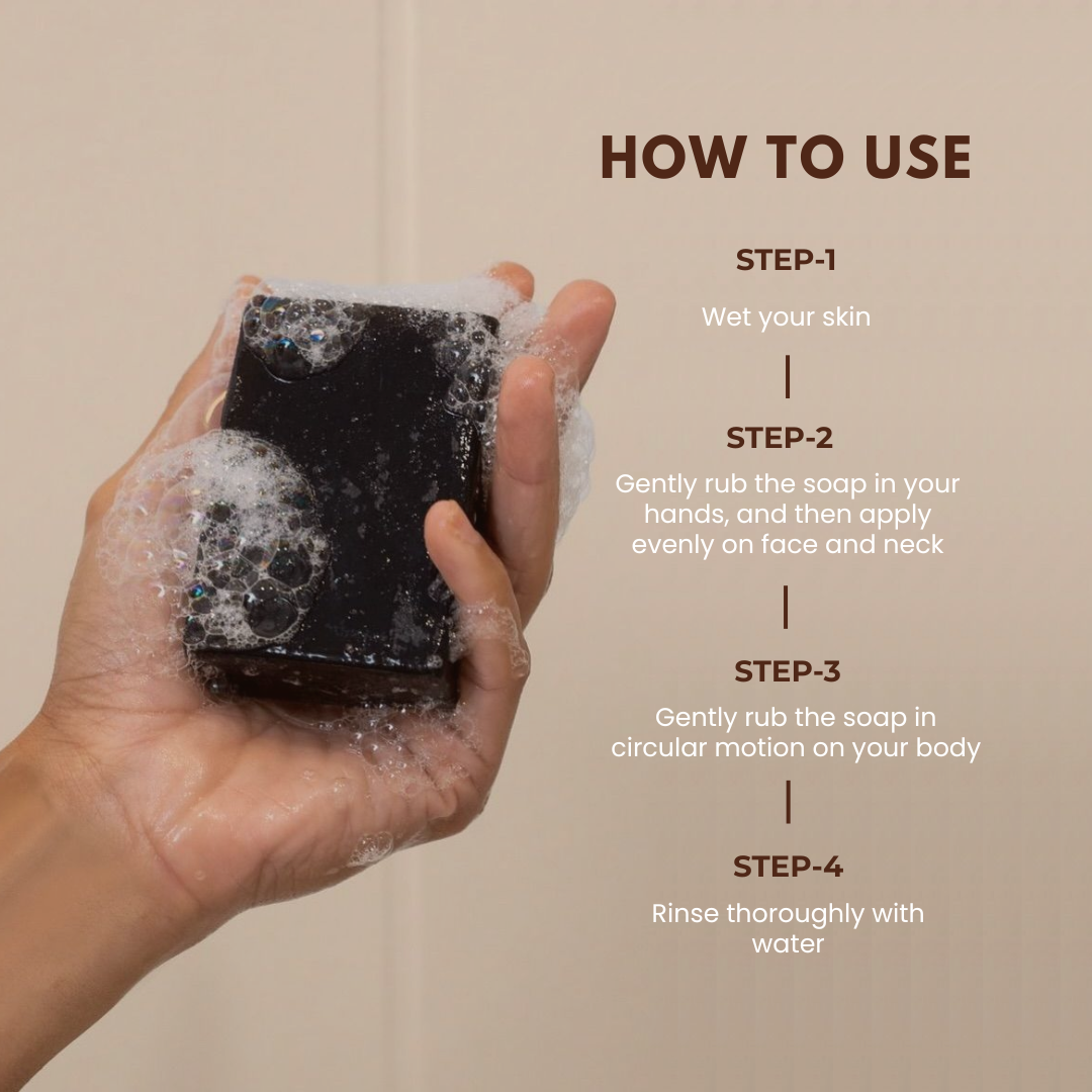 Hemp With Shea Butter and Activated Charcoal soap bar