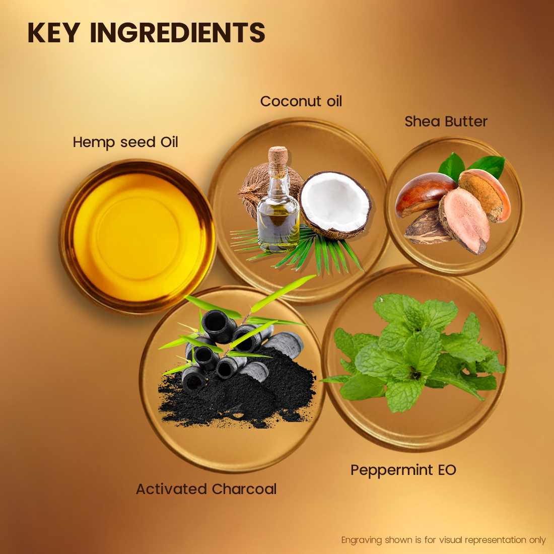 Hemp With Shea Butter and Activated Charcoal soap bar