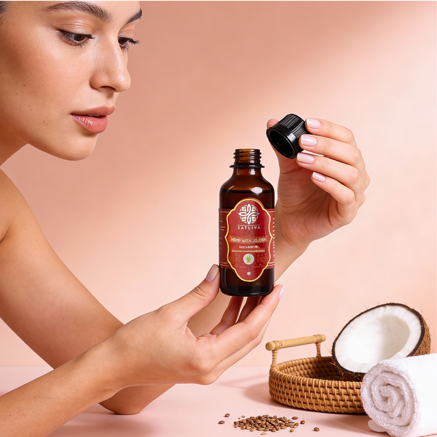 Hemp with Jojoba Face & Body Oil