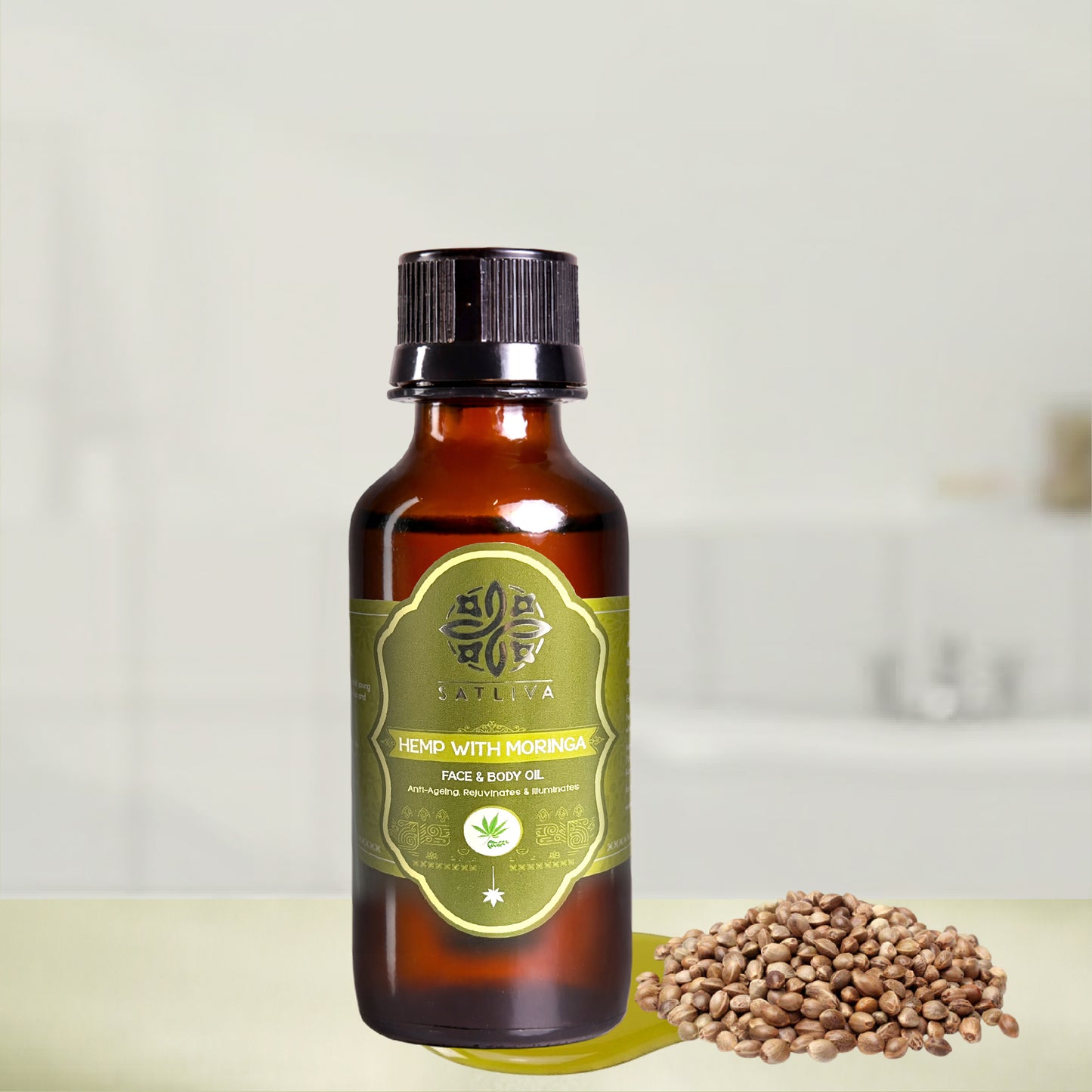Hemp with Moringa Face & Body Oil