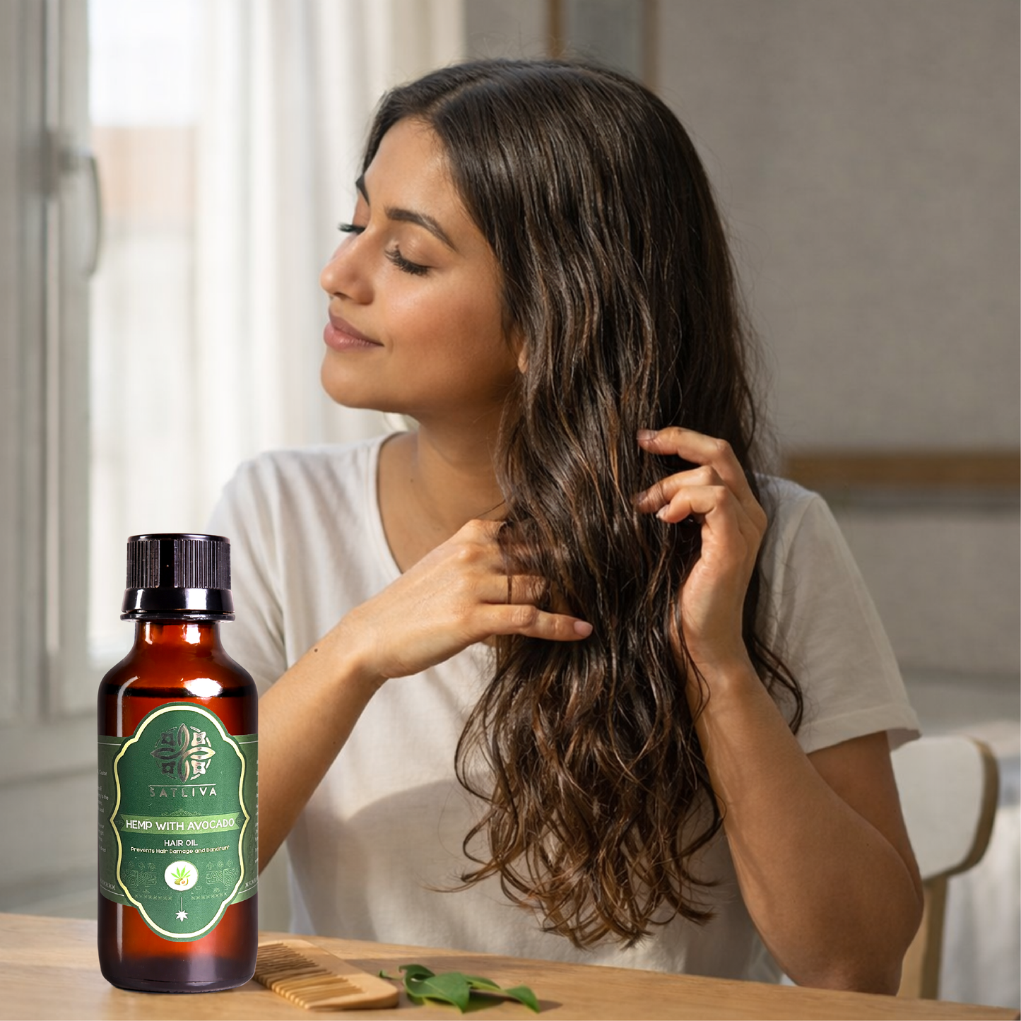 Hemp With Avocado Hair Oil