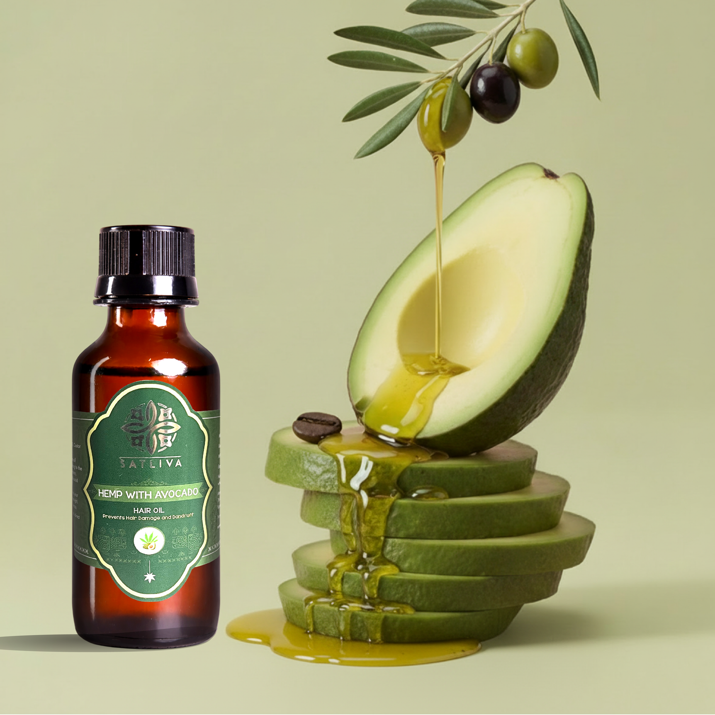 Hemp With Avocado Hair Oil