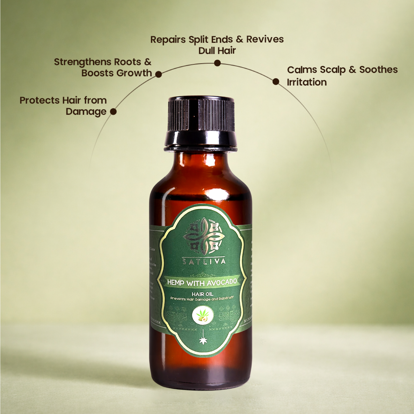 Hemp With Avocado Hair Oil